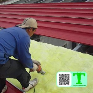 Glasswool được ứng dụng trong công trình dân dụng nhà ở.